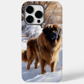 レオンバーガーはそれを雪のクリスマスに任せた Case-Mate iPhoneケース (裏面)