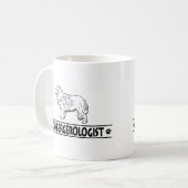 レオンベユーモアのあるガー コーヒーマグカップ (正面左)