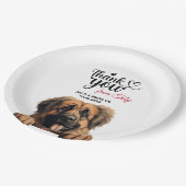 レオンベルガードッグ ペーパープレート (アングル)