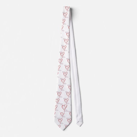 レオンベルガーハートが ネクタイ (正面)