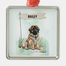 レオンベルガー 水彩デザイン オリジナル 犬 グッズ