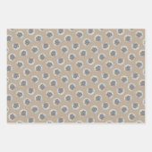 レオンベルガ絵を描ーズレオかわいいオリジナルペットドッグアート ラッピングペーパーシート (正面3)