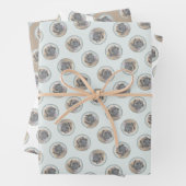 レオンベルガ絵を描ーズレオかわいいオリジナルペットドッグアート ラッピングペーパーシート (インサイチュ)