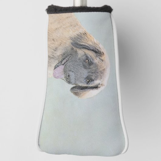 レオンベ絵画ーガーの – かわいいオリジナルドッグアート ゴルフヘッドカバー (回転90)