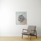 レオンベ絵画ーガーの – かわいいオリジナルドッグアート タペストリー (インサイチュ)