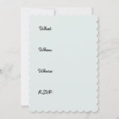 レオンベ絵画ーガーの – かわいいオリジナルドッグアート 招待状 (裏面)