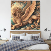 レオン キャンバスプリント (インサイチュ (寝室))