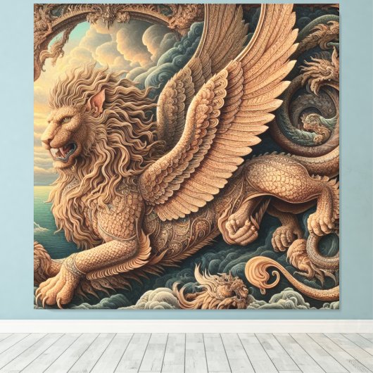 レオン キャンバスプリント (インサイチュ (ウッドフロア))