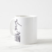 レオン サッカー 男子 個人名 レオン コーヒーマグカップ (正面左)