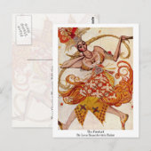 レオン・サモイローヴィチ・バクストによる『火の鳥』 ポストカード (正面/裏面)