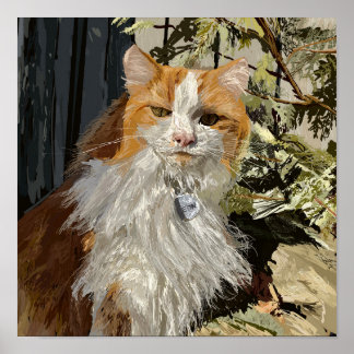 レオン・ザ・ノルウェー・フォレストキャット ポスター