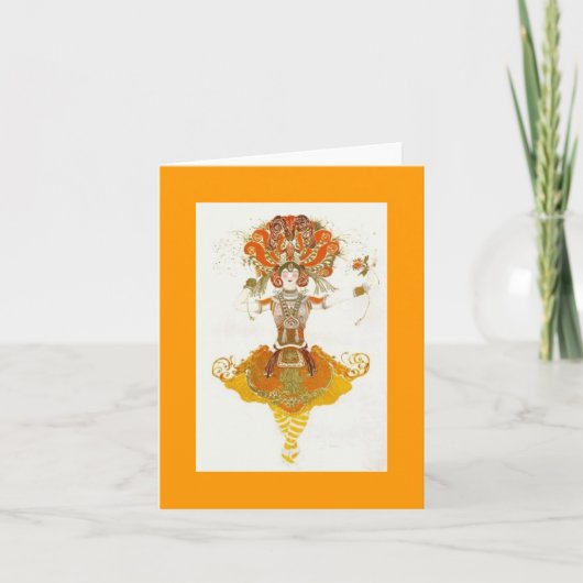 レオン・バクスト・バレエ カード (正面)