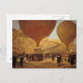 レオン・ミシェル・ガンベッタの出発 ポストカード (正面/裏面)