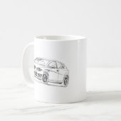 レオンCupra 2009年をつけて下さい コーヒーマグカップ (正面左)