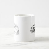 レオンCupra 2009年をつけて下さい コーヒーマグカップ (中央)