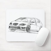 レオンCupra 2009年をつけて下さい マウスパッド (マウス)