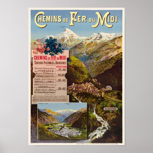 レオーボンヌフランヴィンテージポスター1900 ポスター (正面)