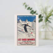 レオーボンヌフランヴィンテージポスター1935 ポストカード (スタンド正面)