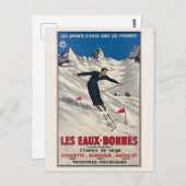 レオーボンヌフランヴィンテージポスター1935 ポストカード (正面/裏面)