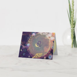レオ占星術誕生日カード カード