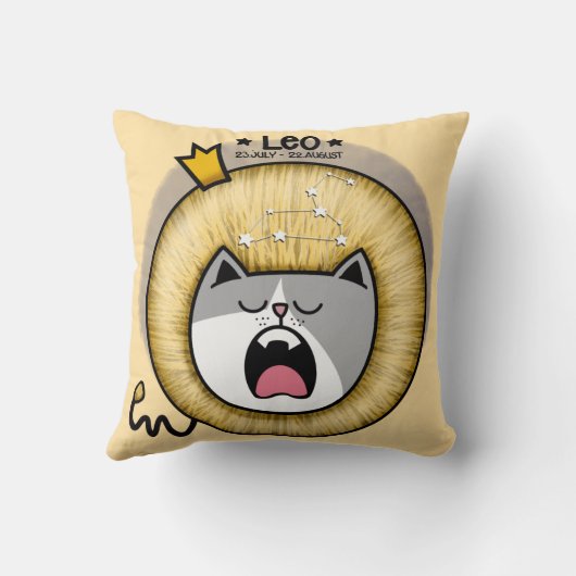 レオ占星術 クッション (裏面)