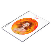 レオ占星術〔占星術の〕十二宮図ファンタジー ノートブック (左側)