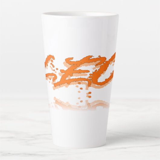 レオ反射 カフェラテマグ (正面)