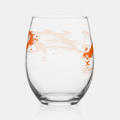 レオ反射 ステムなしワイングラス (右)