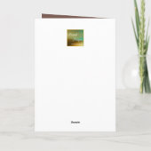 レオ女性誕生日カード シーズンカード (裏面)