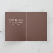 レオ女性誕生日カード シーズンカード (内部)