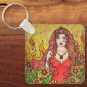 レオ女神 キーホルダー (正面)