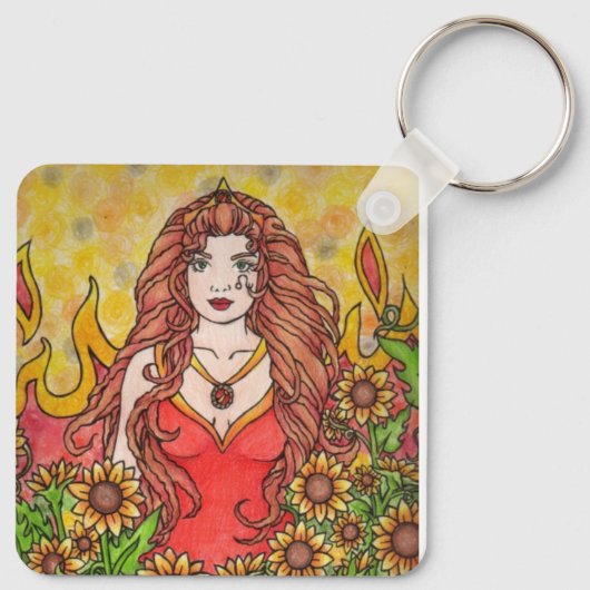 レオ女神 キーホルダー (裏面)