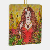 レオ女神 セラミックオーナメント (右)