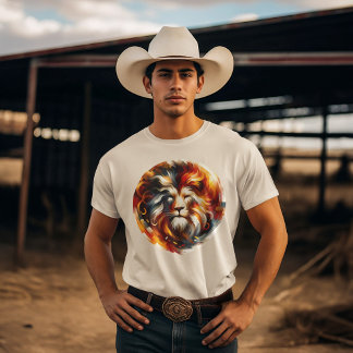 レオ威厳のある〔占星術の〕十二宮図標識 Tシャツ