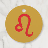 レオ座 赤ちゃんの誕生会 7月 8月 占星術 ベビーシャワー フェイバータグ (裏面)