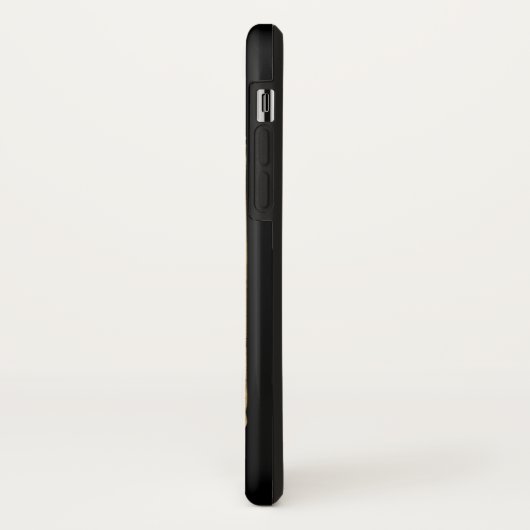 レオ打撃金ゴールド星占い誕生日〔占星術の〕十二宮図 Case-Mate iPhoneケース (裏面/左)