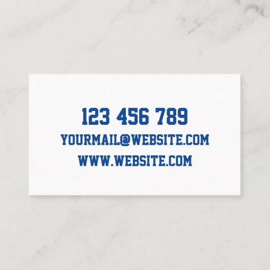 レオ整備士名刺 名刺 (裏面)