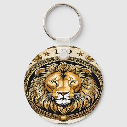 レオ星占い徴候 キーホルダー (正面)