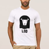 レオ星占い徴候 Tシャツ (正面)