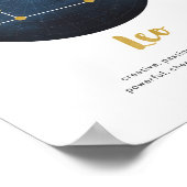 レオ星印プリント ポスター (角)