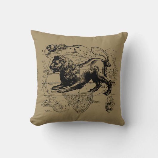 レオ星座ヘベリアス1690年7月23日威厳がある- 22 クッション (正面)