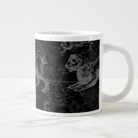レオ星座ヘベリアス1690年7月23日威厳がある- 22 ジャンボコーヒーマグカップ (右)