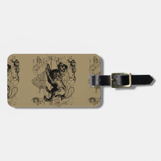 レオ星座ヘベリアス1690年7月23日威厳がある- 22 ラゲッジタグ (正面横)