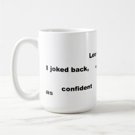 レオ星手話ウィット文字日常使用またはギフト コーヒーマグカップ