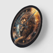 レオ時計 ラウンド壁時計 (傾斜)