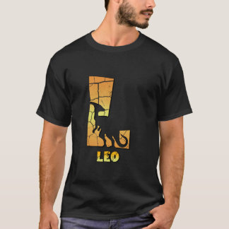 レオ男パーソナライズされた子恐竜かわいカスタムい子供na tシャツ