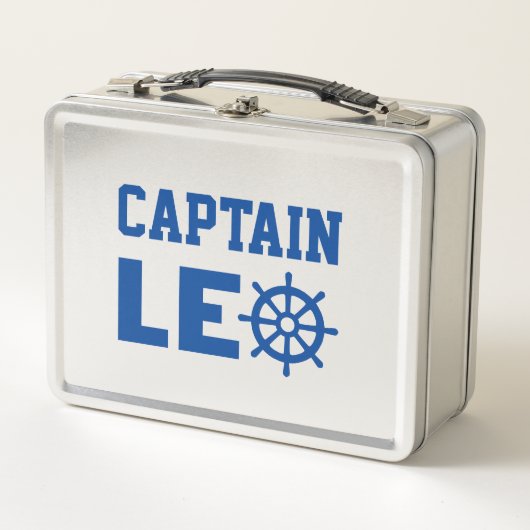 レオ船長 メタルランチボックス (正面)