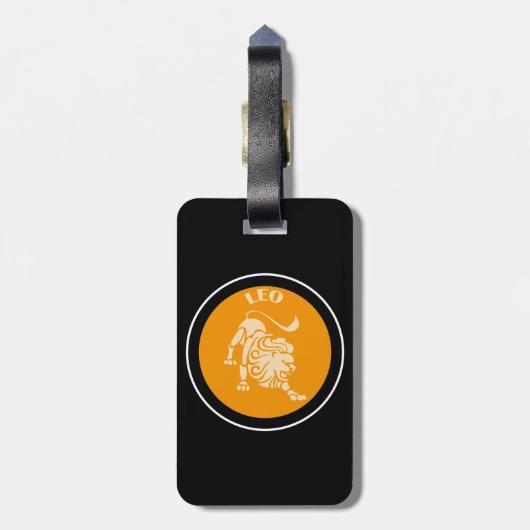 レオ荷物タグ ラゲッジタグ (裏面縦)