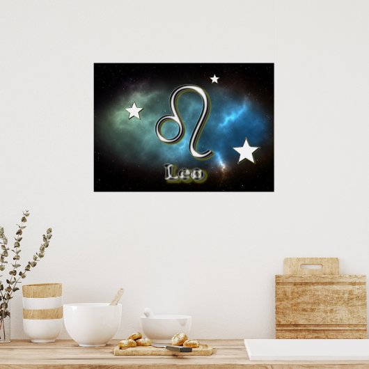 レオ記号 ポスター (キッチン)