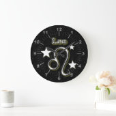 レオ記号 ラージ壁時計 (ホーム)